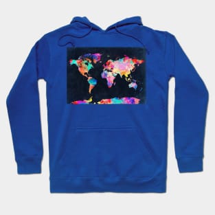 world map Hoodie